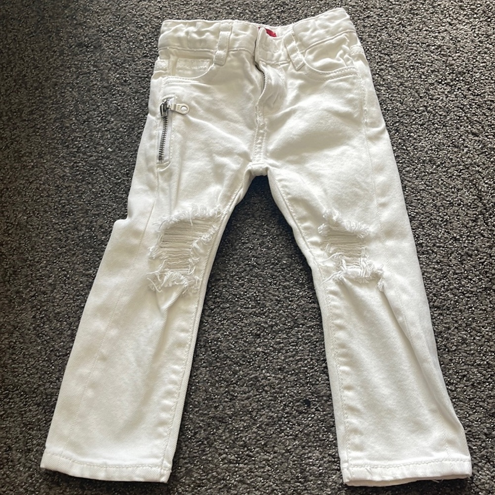 Haus of JR white denim deans